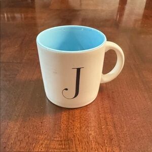 MINI Monogram J Intial Mini Mug Cup 4 oz. Chapters Indigo